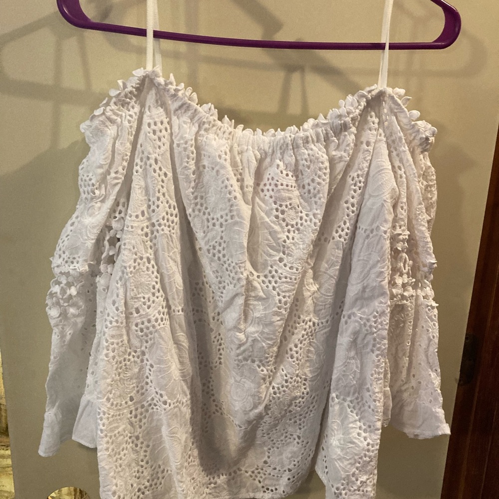 Lilly Pulitzer Eyelet OTS Top